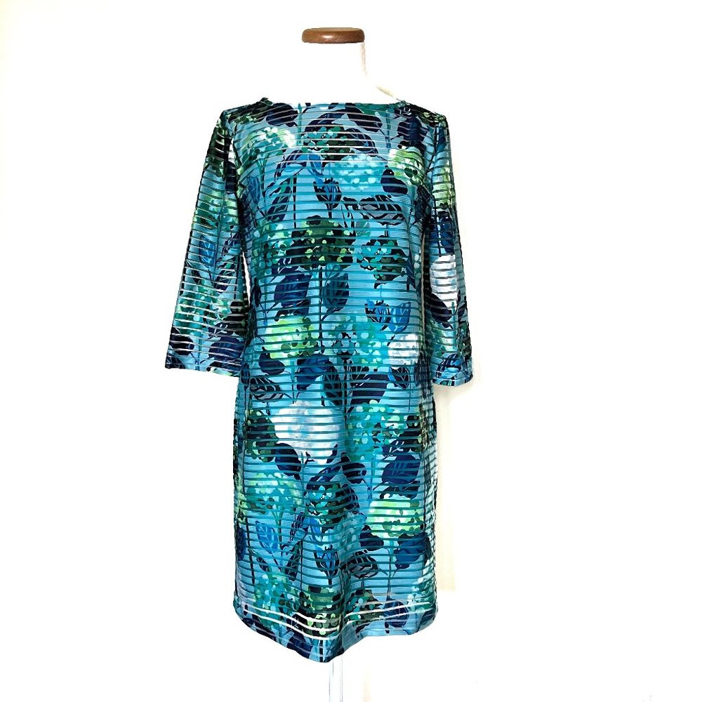 Lesley Evers Floral Shift Dress M